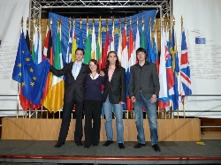 Naši studenti v  Evropském parlamentu na podzim roku 2010