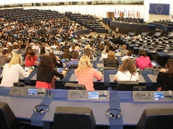 Jednací sál Evropského parlamentu
