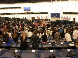 Jednací sál Evropského parlamentu